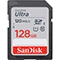 کارت حافظه سن دیسک  SDXC مدل Ultra کلاس 10 استاندارد UHS-I U1 سرعت 120MBps ظرفیت 128 گیگابایت